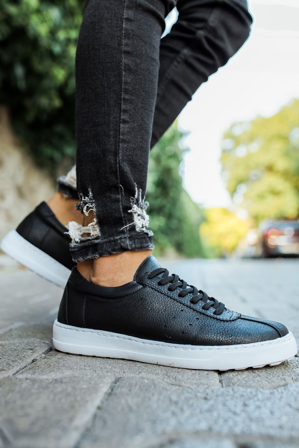 MN063 - Star-X CBT Erkek Ayakkabı SIYAH