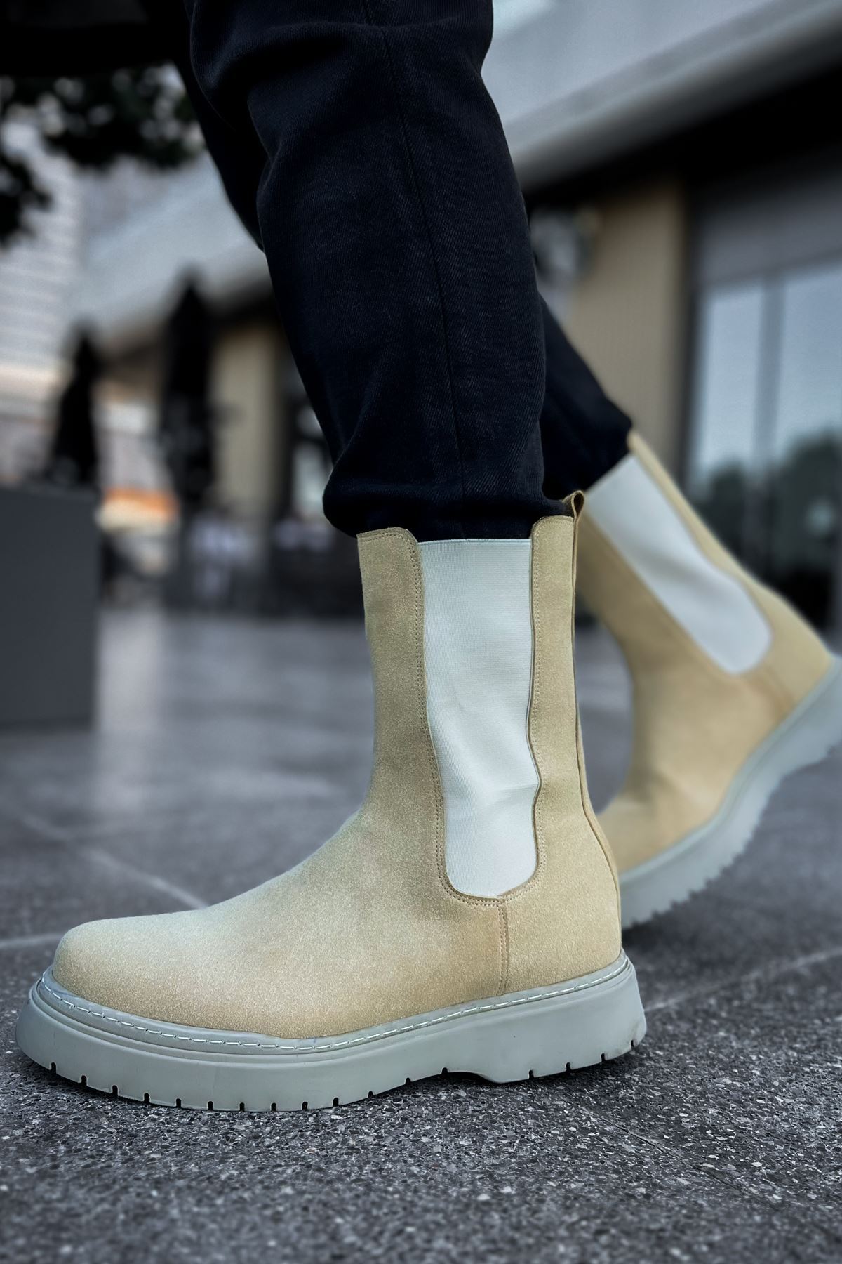 MN223 - SRT Alaska Süet Erkek Bot KUM