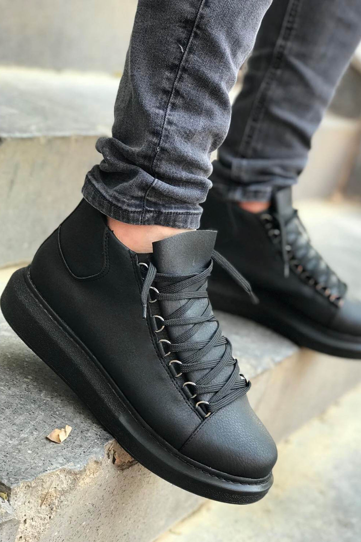 MN258 - CST Roma Erkek Bot SIYAH