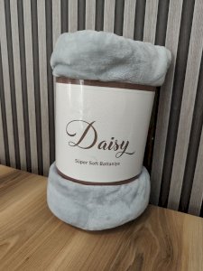 DAISY SUPER SOFT TEK KİŞİLİK BATTANİYE AÇIK MAVİ