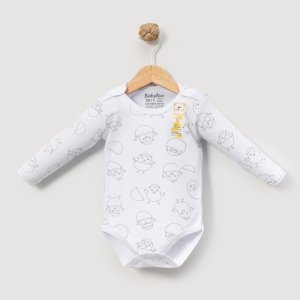 ✨ Kız & Erkek Bebeklere Özel Çıtçıtlı Pamuklu Beyaz Civciv Body | Maksimum Rahatlık ve Kolay Giydirme 